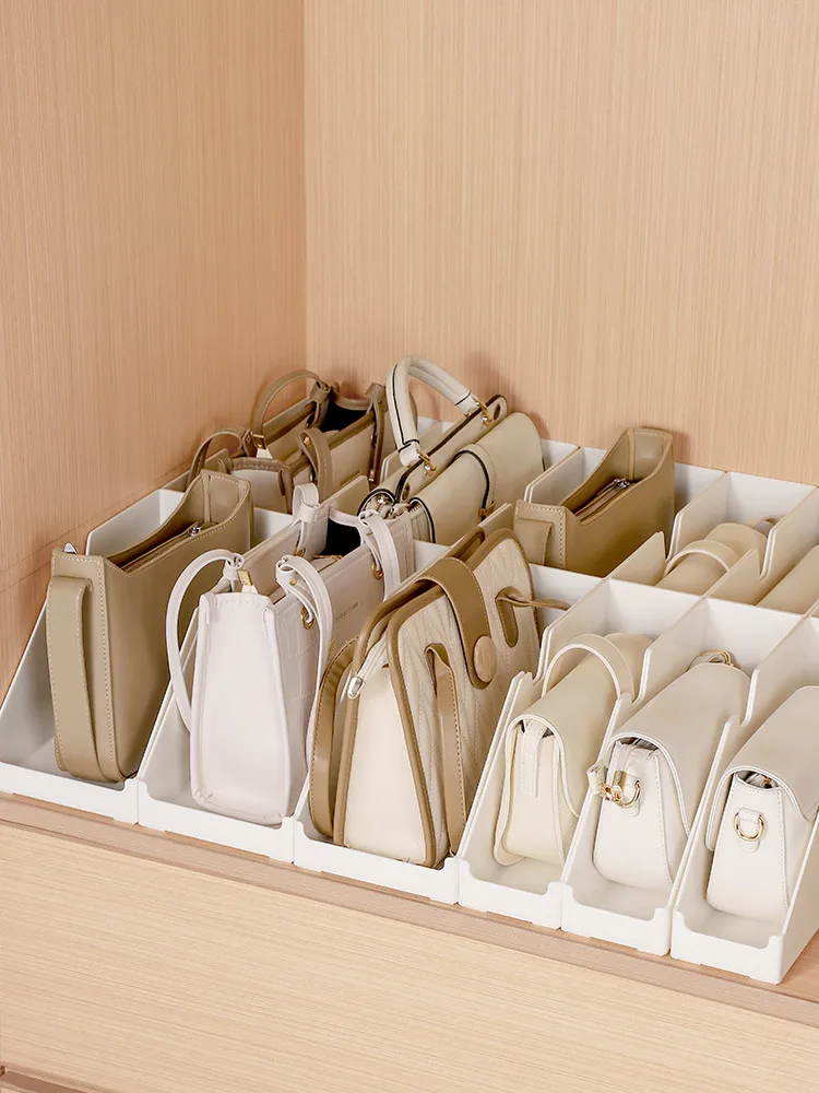 Handbag Organizer for Wardrobe Bag Storage Box Organizer Closet Storage Bag Shelf Tote Rack Bag Handbag Organizer Storage Holder