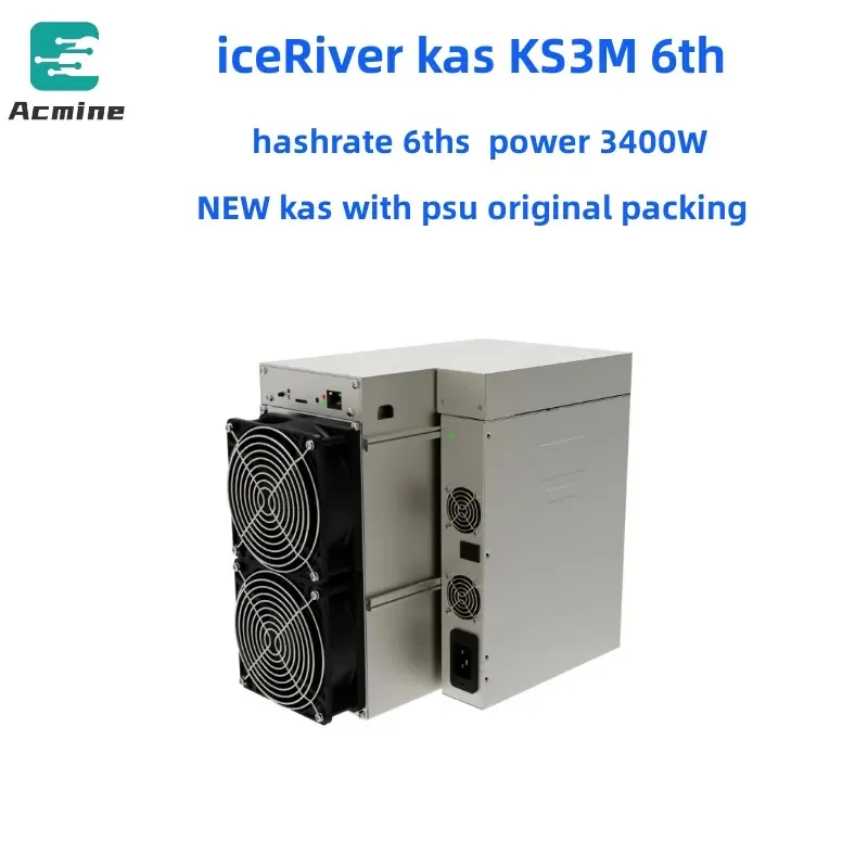 

ST IceRiver KAS KS3M Asic Miner 6T 3400w kas kaspa Miner 3