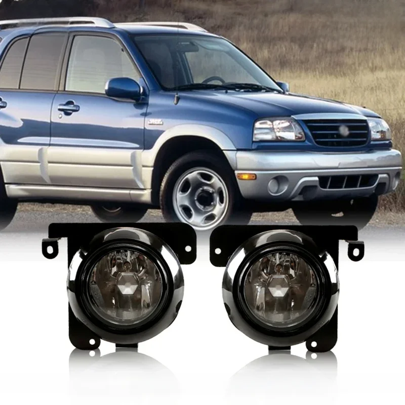 DLAA VITARA ESCUDO TRACKER VITARA 1998-2009 Przednie światła przeciwmgielne samochodowe Shaper Światło punktowe z przełącznikiem świateł przeciwmgielnych 1 para — zdjęcie 2