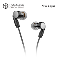 ROSESELSA Star Light Small earbuds Expansive sound stage in-ear HiFi stereo micro moving-coil earphones
