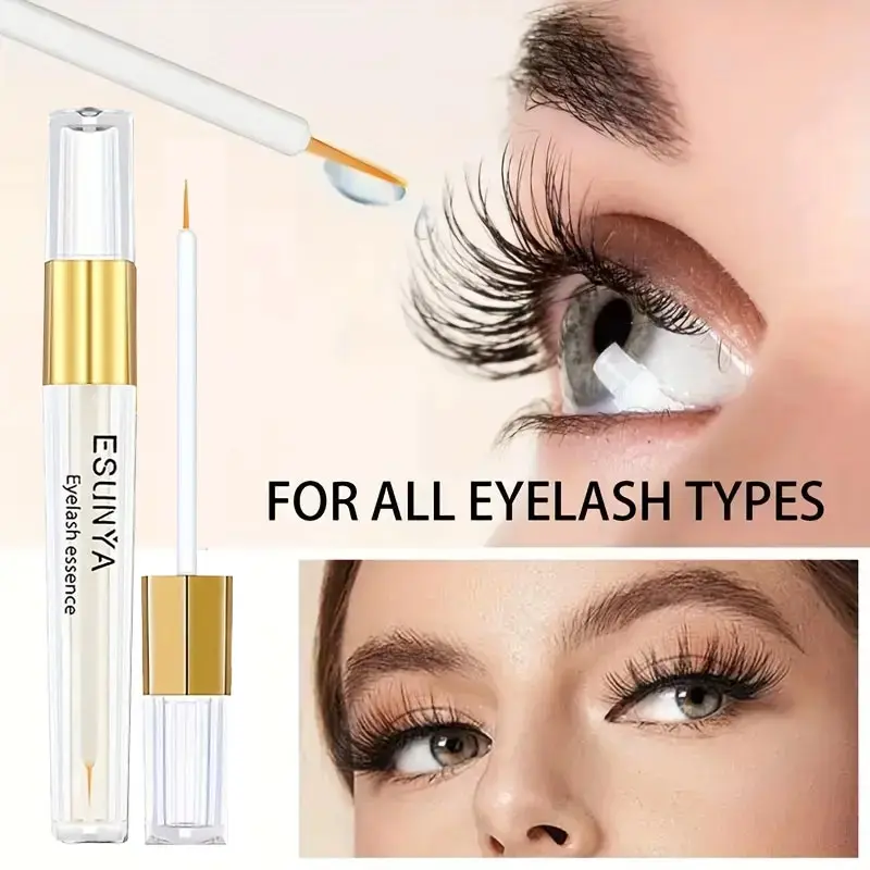 Siero nutrizionale rapido per ciglia Liquido naturale Potenziatore per la crescita delle ciglia Allungamento Soluzione nutriente Trucco per sollevamento ciglia più spesso