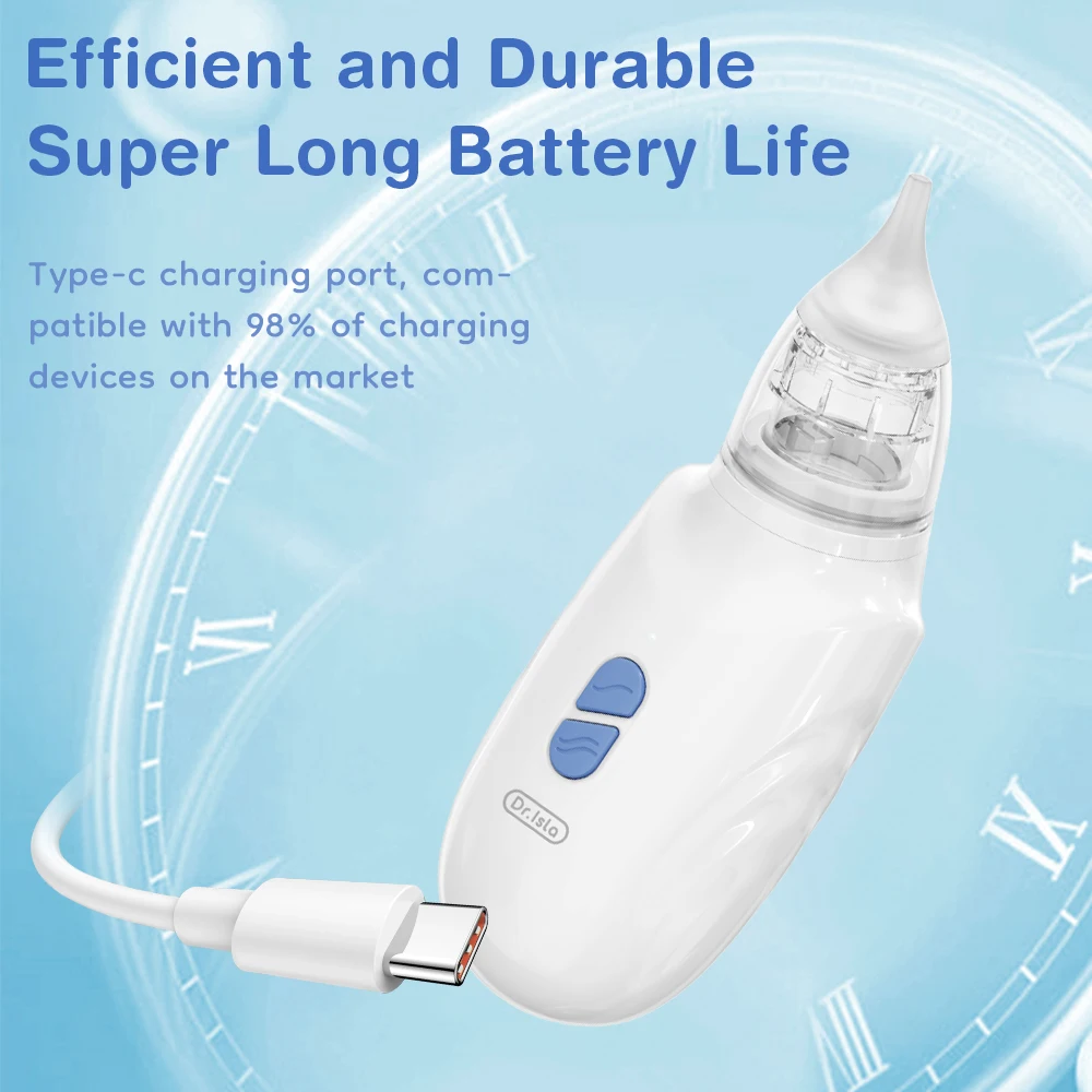 drisla-2026-新型ベビー用鼻洗浄器-シリコン製-調整可能な吸引力-電動式-子供用鼻吸引器-安全で使いやすく、低騒音