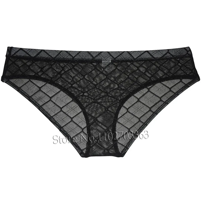 Men's See-through Lace Bikini Briefs Sexy Transparent Low-waist Underwear for Confident Style Fashion With Confidence