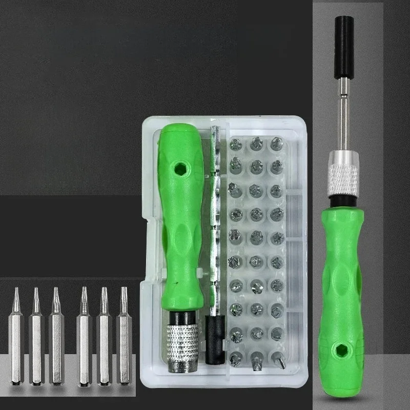 Mini 32-in-1 Precision Screwdriver Set Magnetic Bits Repair Tool Kit Screwdriver Bit Set Phone Mobile IPad Camera Maintenance