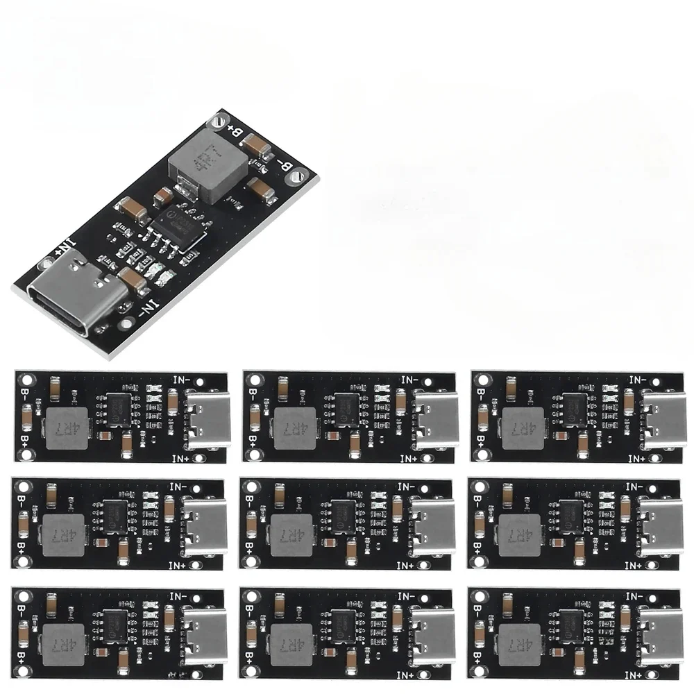 5/10 sztuk IP2312 Trójskładnikowa bateria litowo-polimerowa Płytka szybkiego ładowania 3A 5 V do 4,2 V 4,35 V Typ C — zdjęcie produktu 6