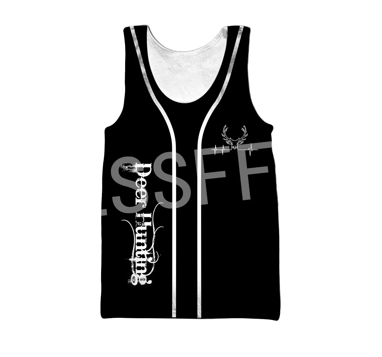 Custom Name Deer Hunting Animal Bow Hunter Camo Cosplay Tattoo Retro 3DPrint Summer Harajuku Vest Casual Sleeveless Tank Top XA1