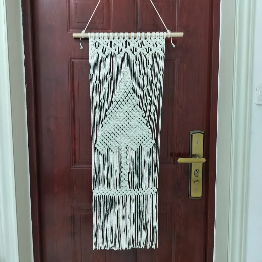 

Macrame Wall Hanging Christmas Tree Patterns Handwoven Macrame Tapestry Large Long Home Decor Crafts Christmas Gift Presents