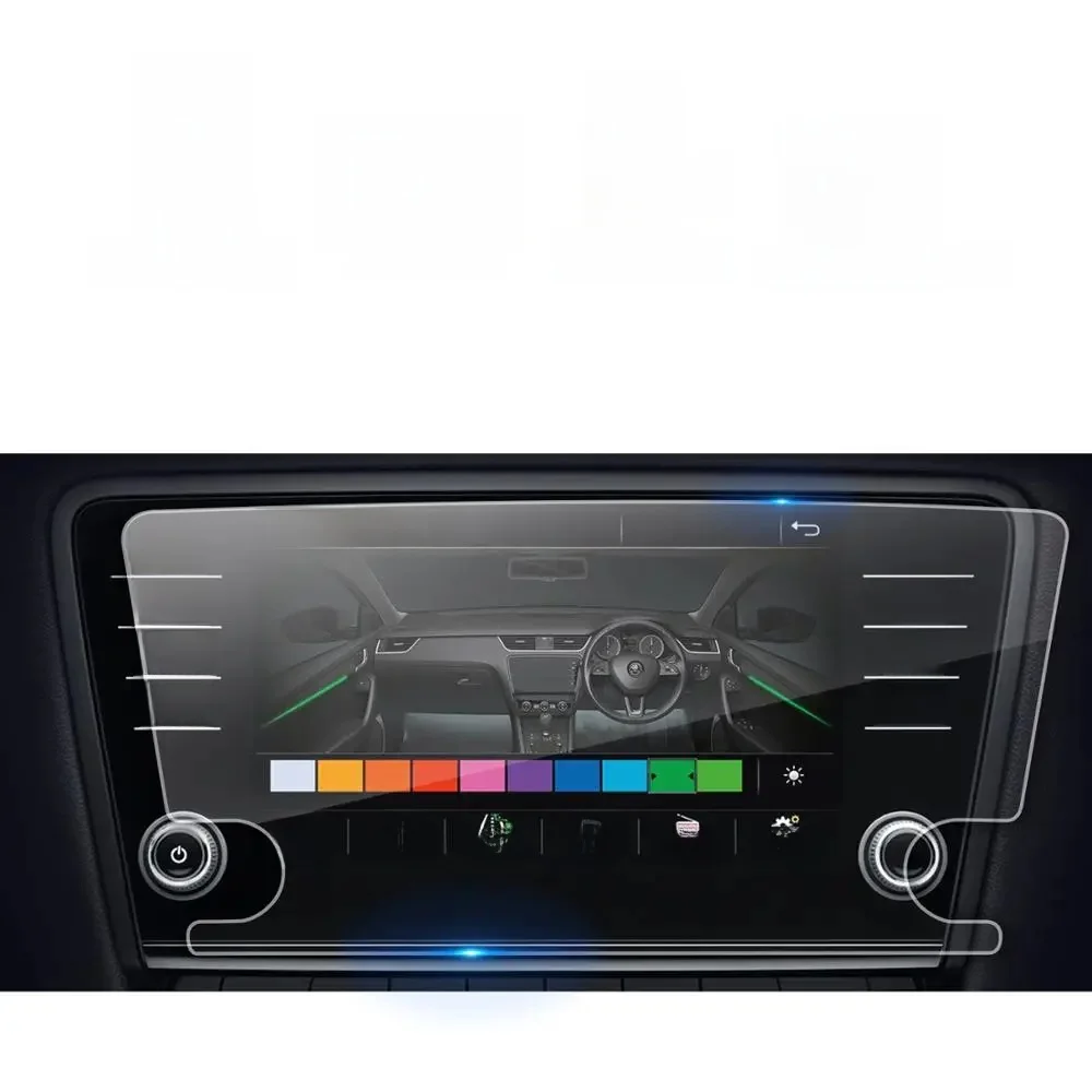 LFOTPP do Skoda Octavia Amundsen/Columbus 2018 2019 Samochodowa osłona ekranu radia multimedialnego Auto Interior Octavia Akcesoria — zdjęcie 2