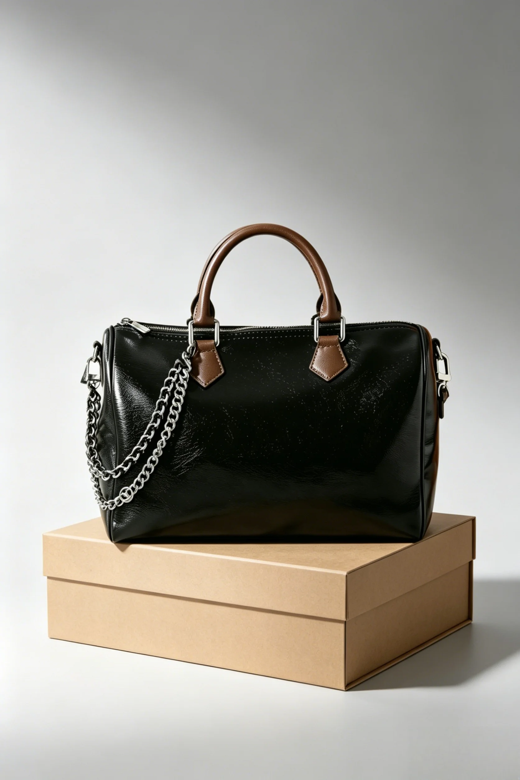 

Модная женская сумка 2026 года, 30x21x17 см, портативная, вместительная, на плечо, без коробки