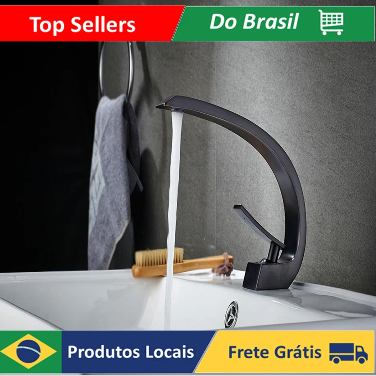 Faucet Sink Cuba Bathroom Mixer Hot And Cold Water Monocommand Washbasin Black Matte Washbasin T105b Luuk Young