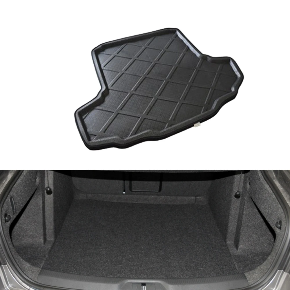 Car Rear Trunk Mat for Skoda Superb 2 B6 3T 2009~2015 Parts Foot Liner Luggage Tray Rug Pad Boot Carg Cover Custom Accessories