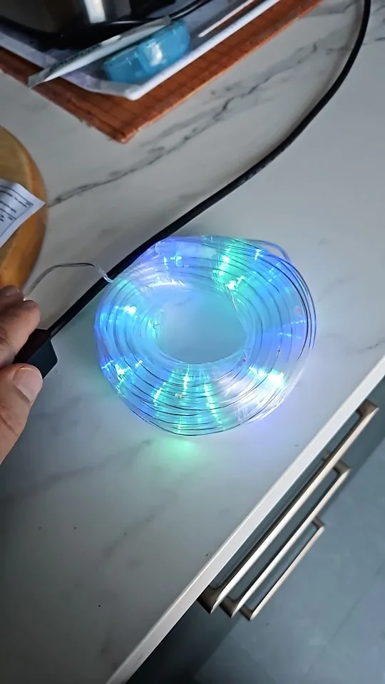 Guirlande solaire LED tube