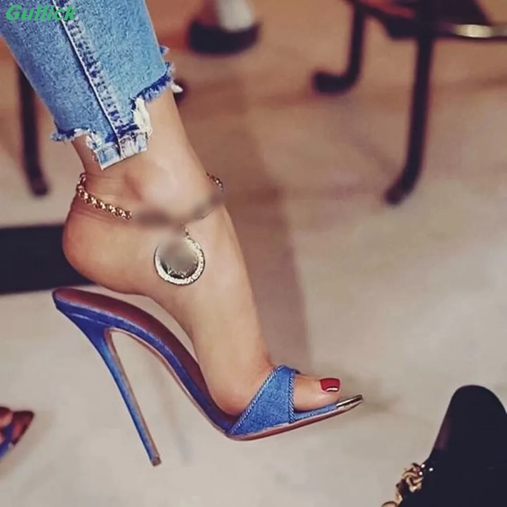 Clear PVC Slippers Sexy Pointy Toe Stiletto Thin High Heel Fashion Hot Sale European Summer Women Shoes Slip On Slides