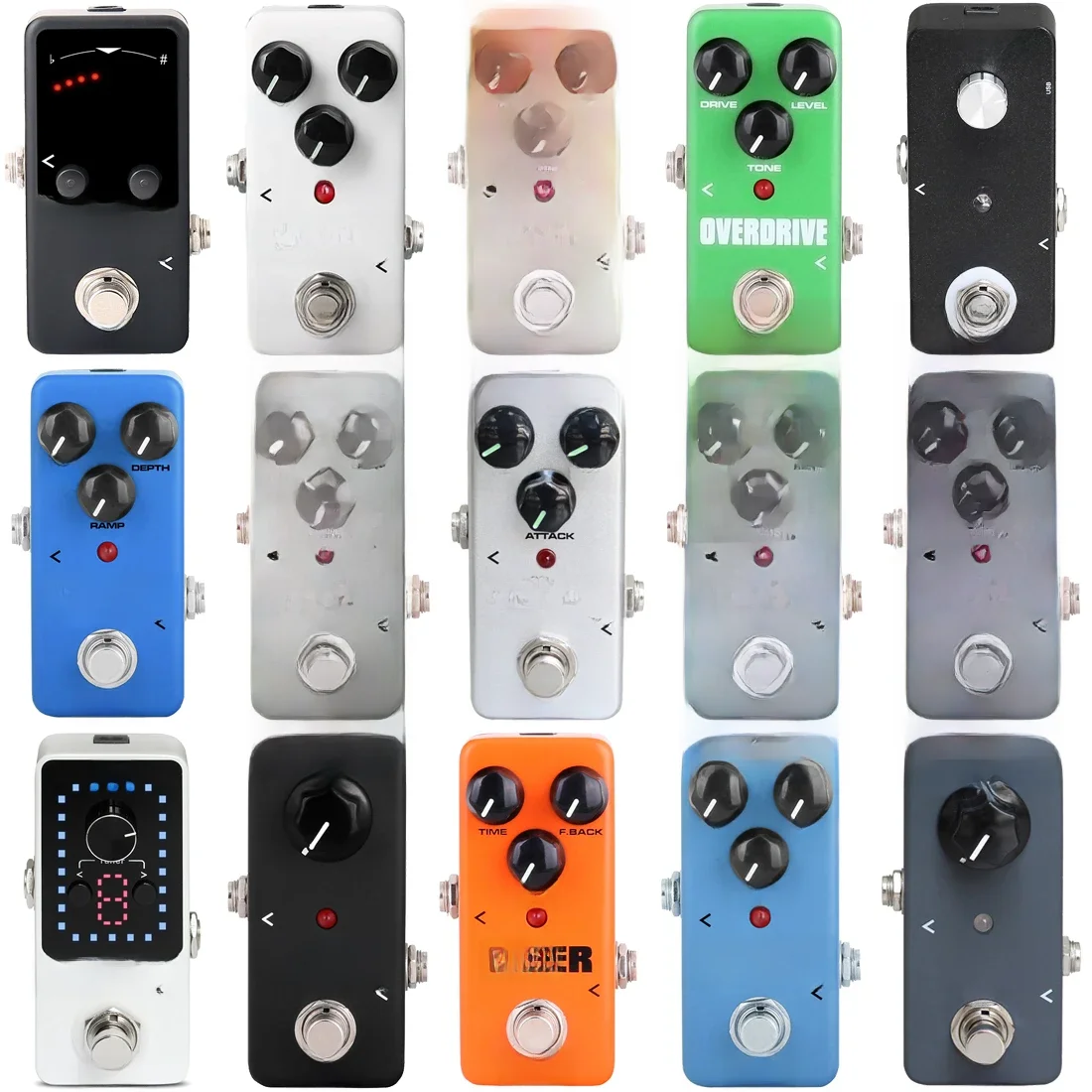 KOKKO pedał efektów do gitary elektrycznej kompresor Mini Tuner zniekształcenia Overdrive True Bypass pedał akcesoria do gitary elektrycznej — zdjęcie 2