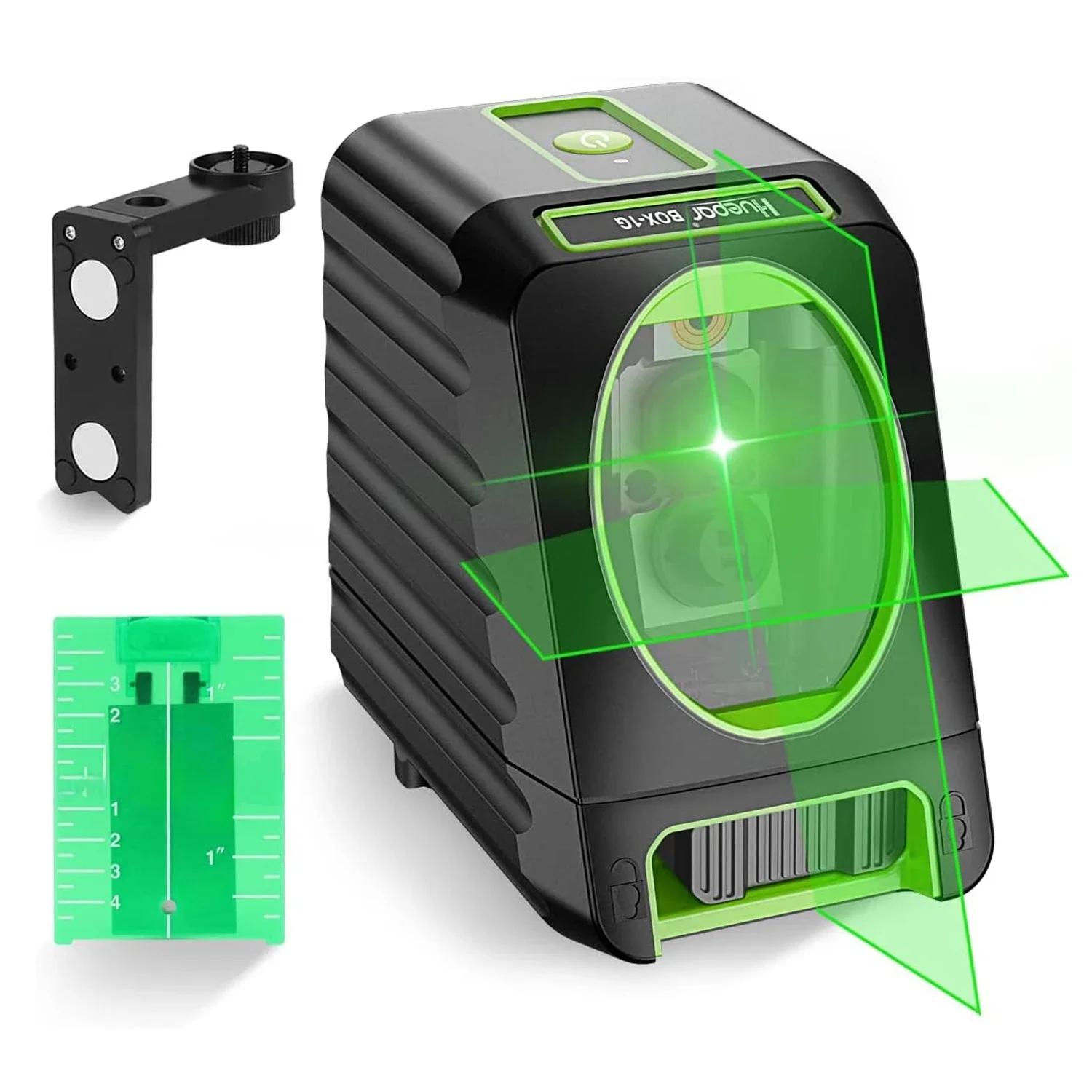 Huepar BOX-1G Osram groene laserniveau Zelfnivellerend 130 ° /150 °   Horizontale en verticale nivellasergereedschappen met pulsmodus - afbeelding 2