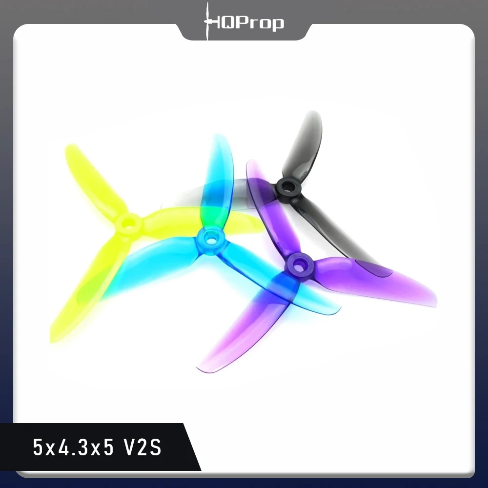 HQ Prop 5x4.3x3 V2S for 5 inch FPV Drone 3 Blade Propeller 4pcs/bag FPV Drone Racing DIY Parts