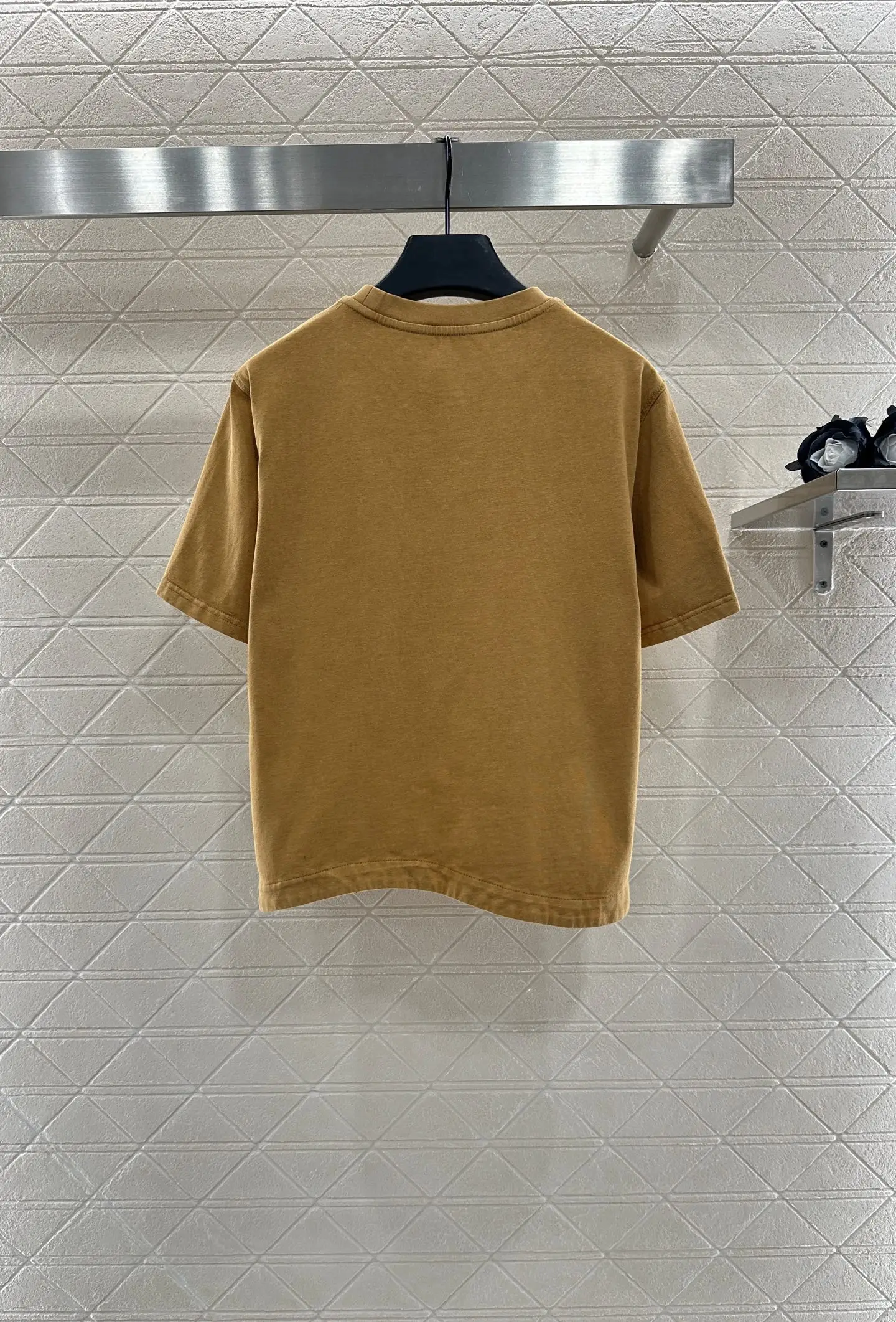 

2025 New T-shirt skirt Solid cotton o-neck short-sleeved set Fashionable Versatile Slimming Figure-hugging Spring Summer
