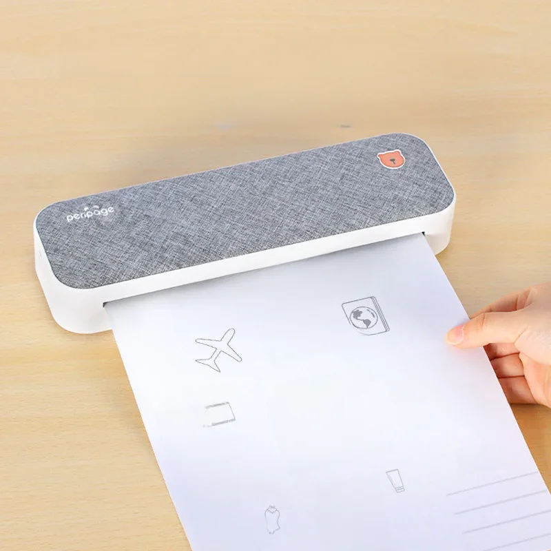 PeriPage – imprimante thermique sans fil A4, impression sur page web, photos, papier thermique, pas besoin d'encre ni de Toner