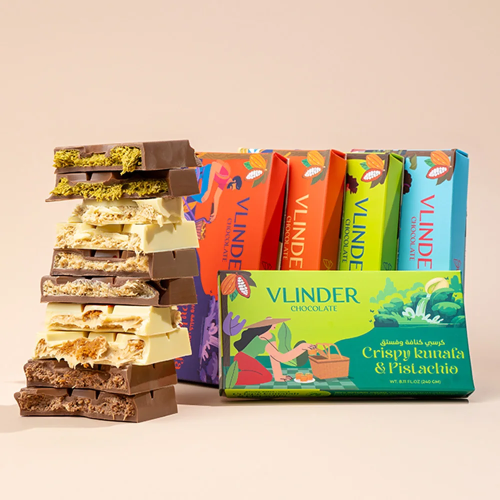 Chocolate saudita oficialmente importado de Dubai, elija tus propios 6 tipos, pistacho, chocolate Cadif Dubai (Fecha de valios: enero de 26, 2025)