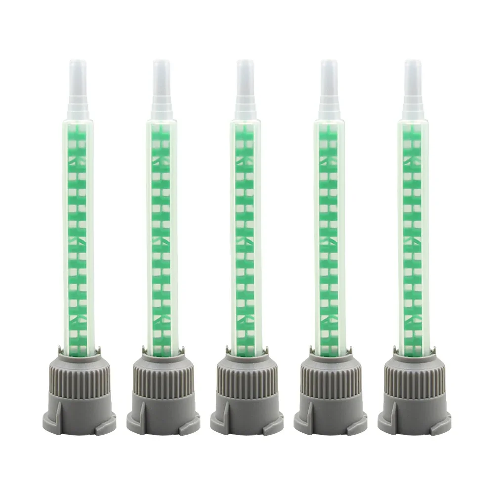 10/20/50pcs Epoxy Adhesive Mixing Nozzle Static Mixing Nozzle Mb6-16 Mixing Tube (1:1Ratio) for AB Glue Gun Liquid Mixer