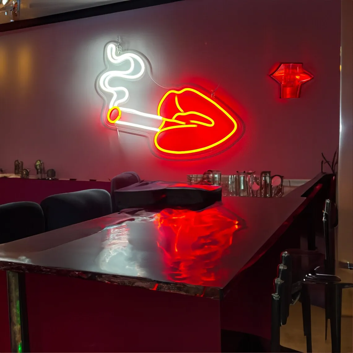 

Led Neon Signs Cigarette Lights Smoking Bar Art Wall Decor Custom Bedroom Party Personalized Gifts Home Decoration