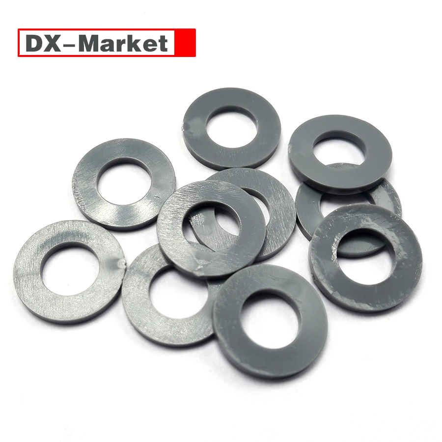 M3~M20 PVC Flat Washers ,Nylon Polyvinyl Chloride Plastic Fastener,F023