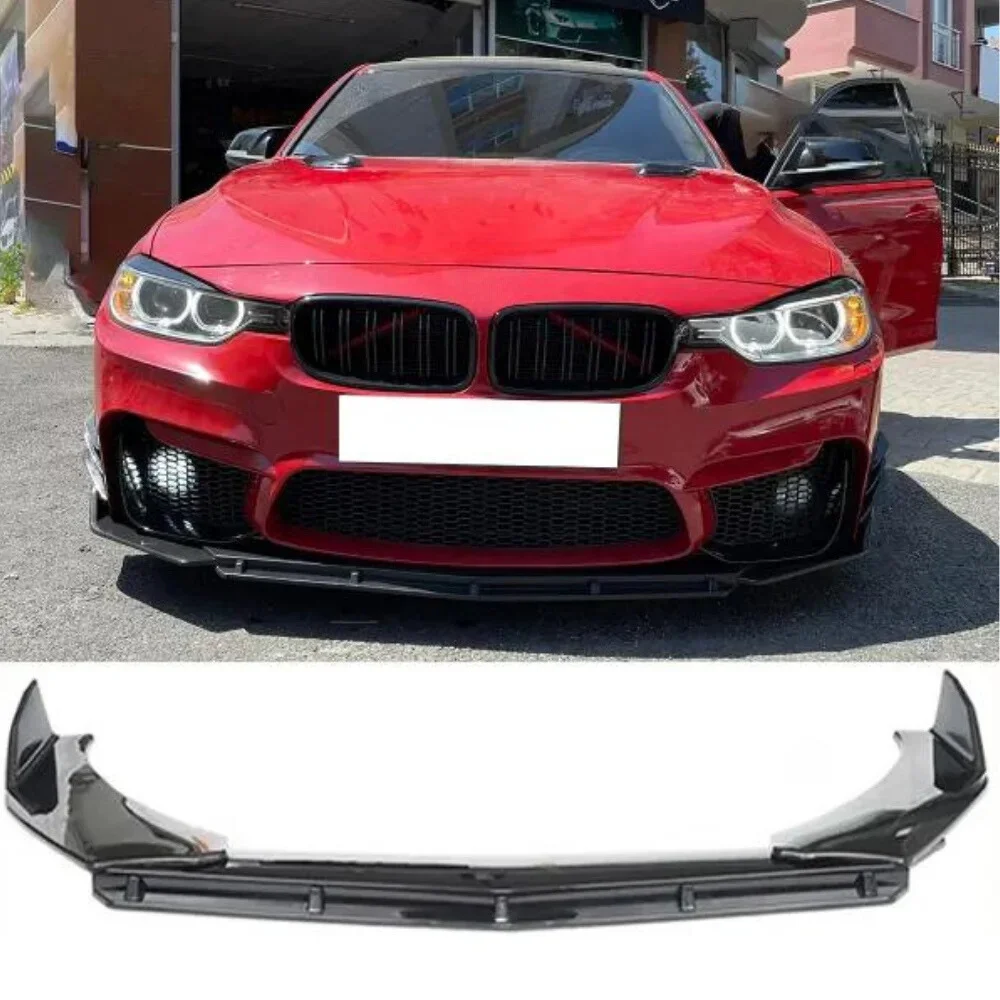 Brbs 3 Pcs Front Bumper Lip For Bmw F30 F32-36 2011-2022 Body Kit Car Accessories Spoiler Diffuser Flap Sport Bumper