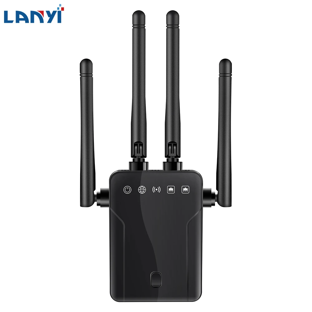 LY-95B 2.4G5G Long Range 300Mbps WiFi Repeater WiFi Signal Amplifier Wireless Network Repeater Office Home Router Signal Booster