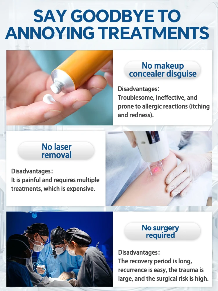 Reparación de cicatrices mejorada de tercera generación, erradia cicatrices en 7 días, diga adiós a las preocupaciones.