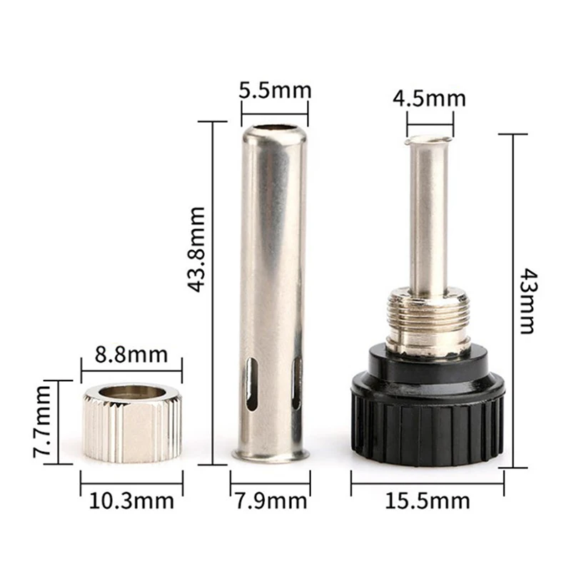 Socket + Nut+ Electric Wood Head Soldering Station Iron Handle Accessories for 936 Iron Head Cannula Iron