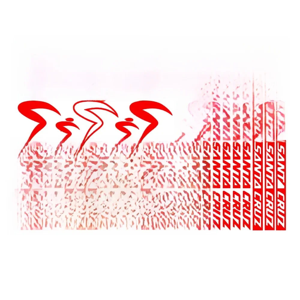 AliExpress Car Sticker Compatible for Santa Cruz Vinyl Decal Kit for Bicycle Bike Bicycle Mtb Mount Bike Decoration Decal ,30cm