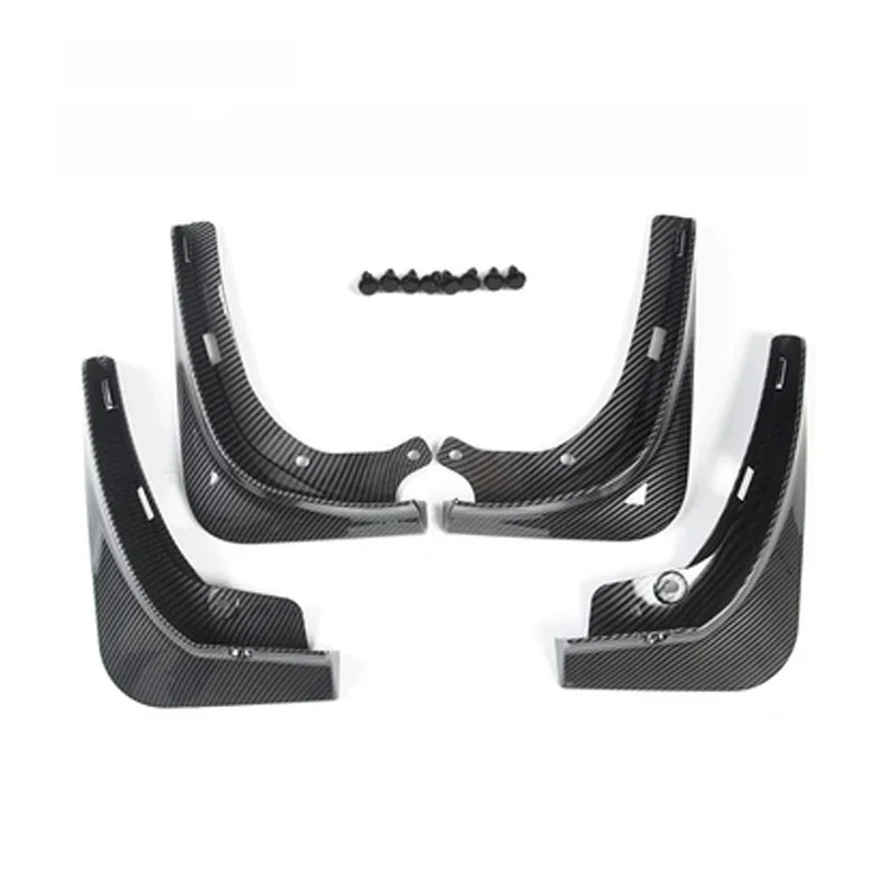 For Tesla Model 3 2021-2023 Front Rear Mudflaps Mud Flaps Original Model Replacement Splash Protector Fender  carbon fibre