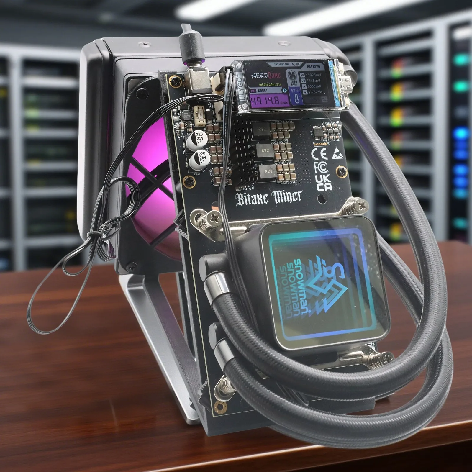 

JD BUY 3 GET 2 FREE NerdQaxe++ 4.8Th/s Hydro Liquid Cooler Bitcoin Miner