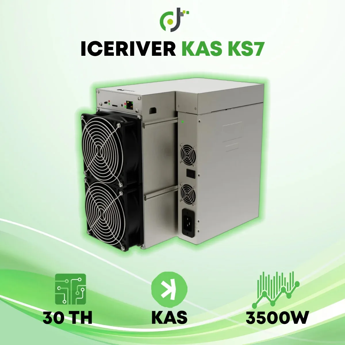

AD buy 5 get 3 free Iceriver KAS KS7 30T 3500W Kaspa Miner