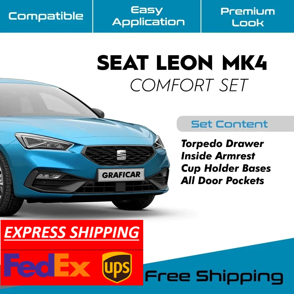 NEW SEAT LEON MK4 TRIM COATING COMFORT-INDUSTRY AND FABRIC THEMSELVES-LASTER CUTS