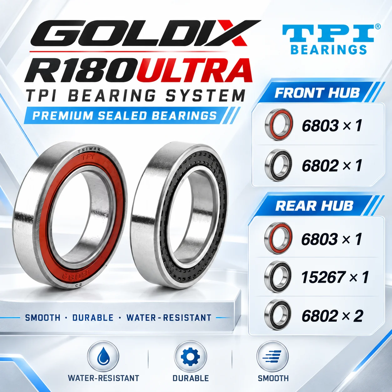 GOLDIX R180ULTRA Ultraleichte Rennradnabe 210g 24H 30T Ratsche TPI-Lager Center Lock Scheibenbremse HG XDR Freilauf Durchgangsachse Naben – Detail 4