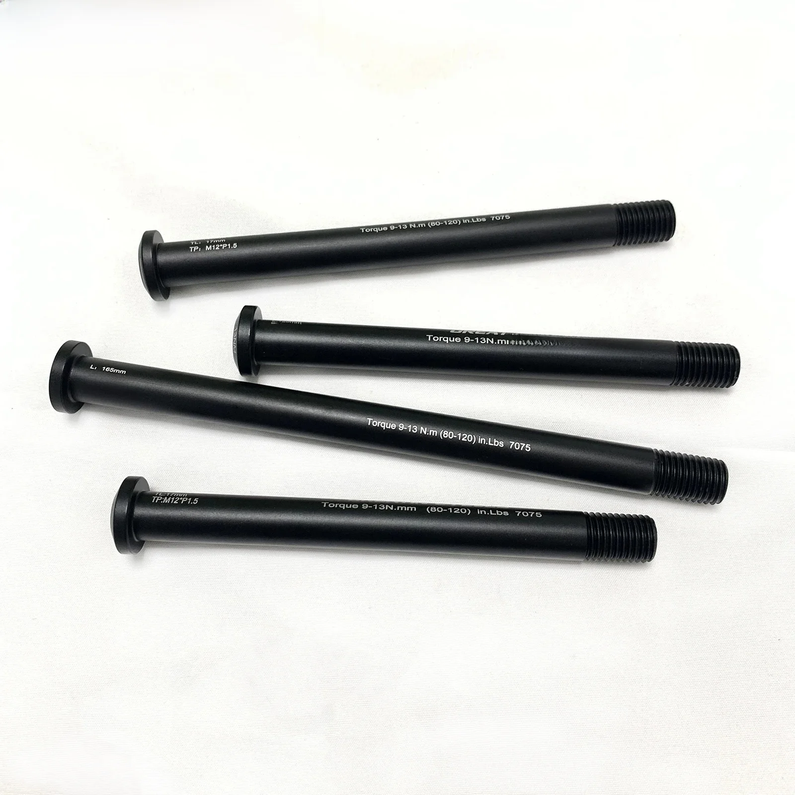 AliExpress GREATIN CYCLES Super Light Bicycle Thru Axle Quick Release Road Bike Hubs Tube Shaft Skewers Front Rear Axle 120/125/165mm M12 P1.5 Axle