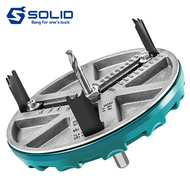 Solid All-round Holes Saw Multi-hole Shoot Lit-ball Pit-hole-cutter-size-adjustable woodwork drill