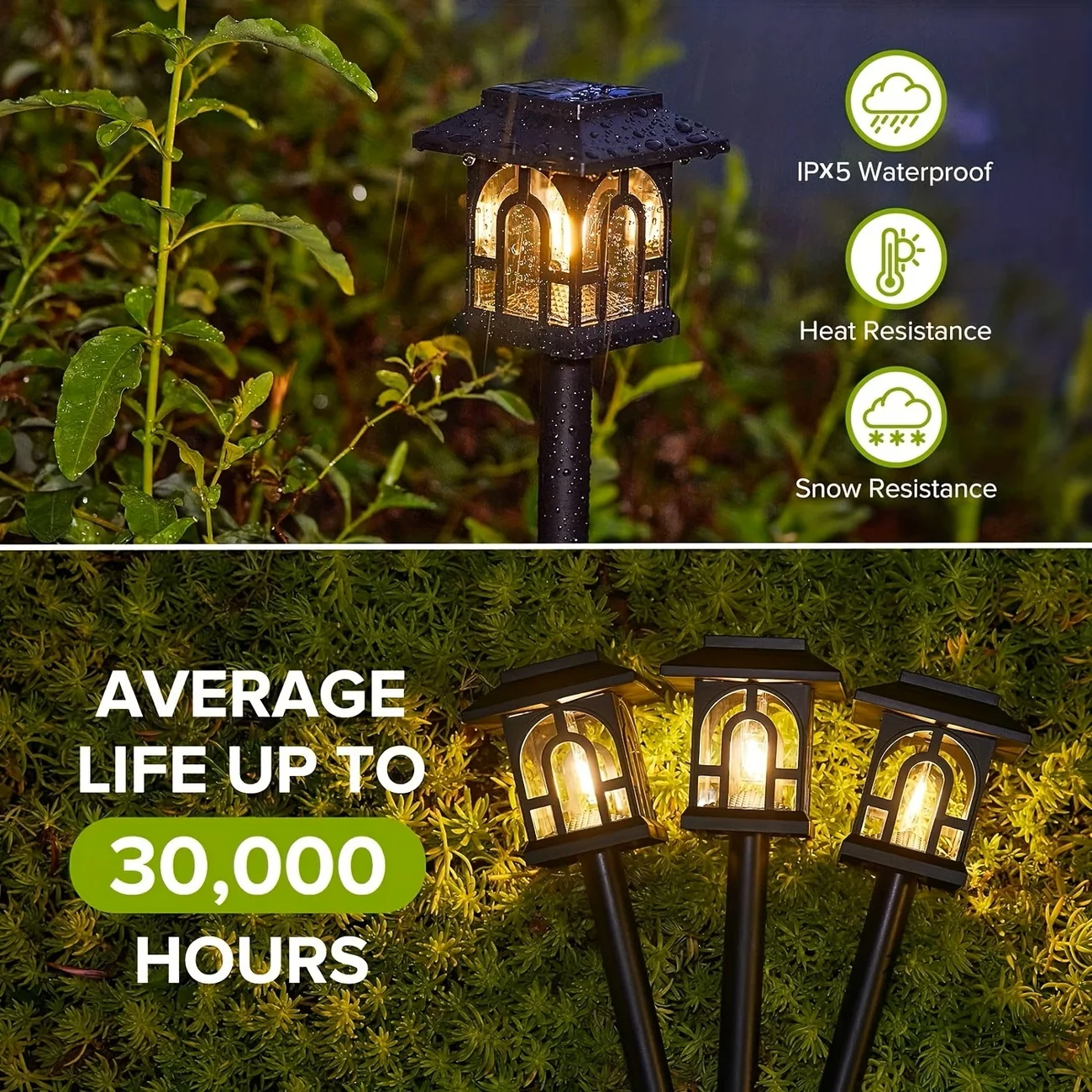10Pack Solar Pathway Light Out - Landscape Spike Light recension och pris