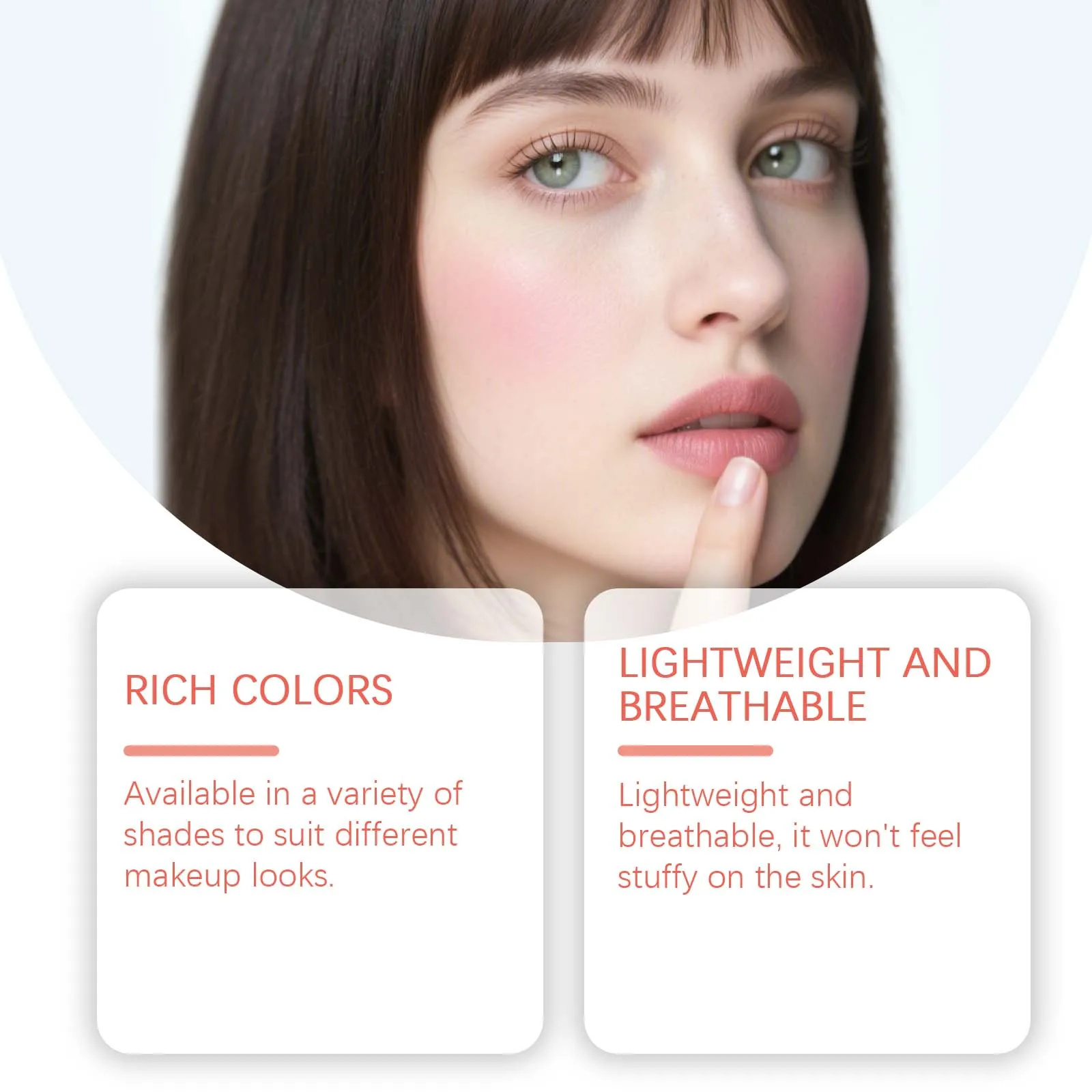 Gezichtsmake-up Blush Crème Natuurlijke Wangtint Hydraterende Langdurige Kleur Lichtgewicht Blusher Fleuren Make-up Dagelijkse Blusher