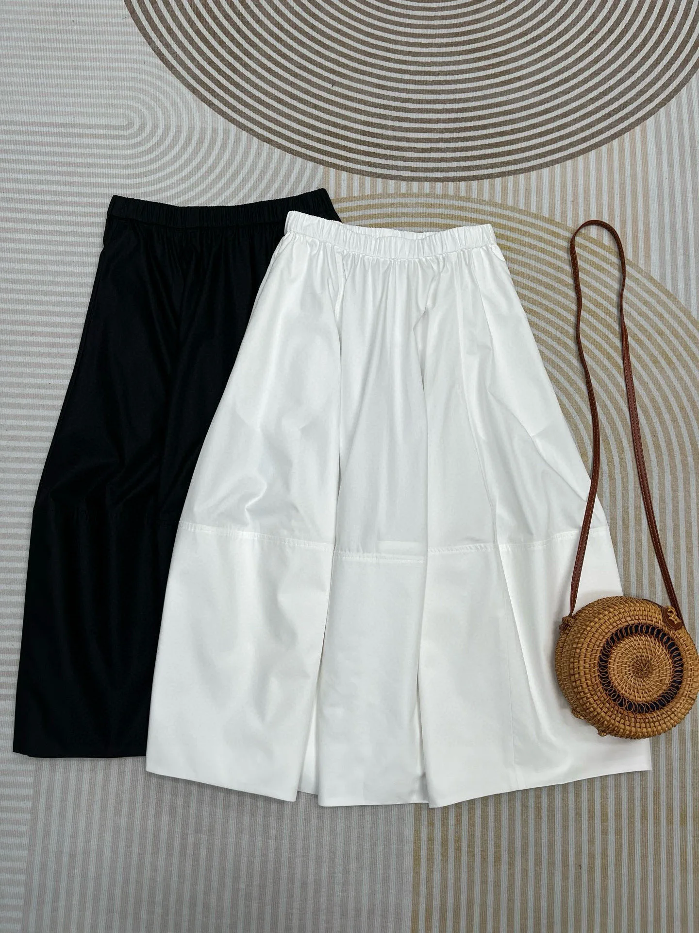

Minimal casual women's japanese-style 100% cotton skirt