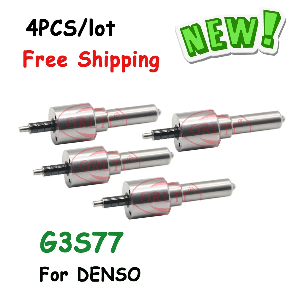 

4PCS G3S77 Common Rail Nozzle g3s77 Diesel Fuel Injector Nozzle For DENSO 295050-1760, 1465A439, 2950501760