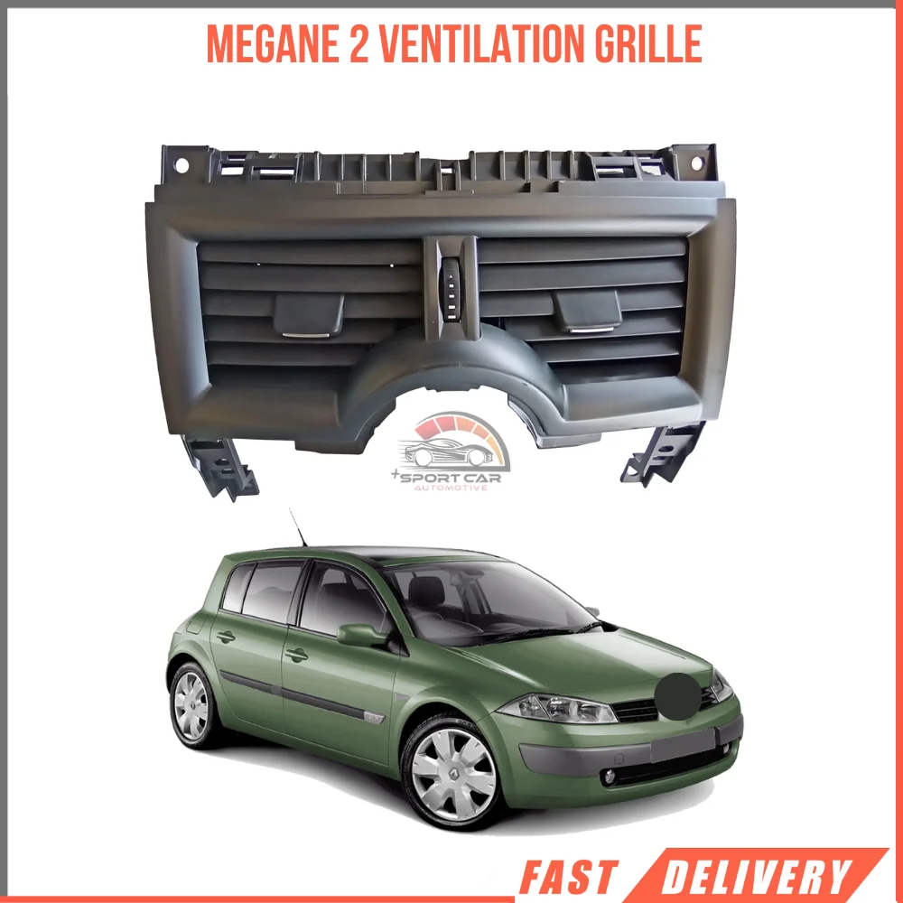 

Dashboard center ventilation grille black color 7701062442 RENAULT MEGANE 2 fast shipping car parts from warehouse