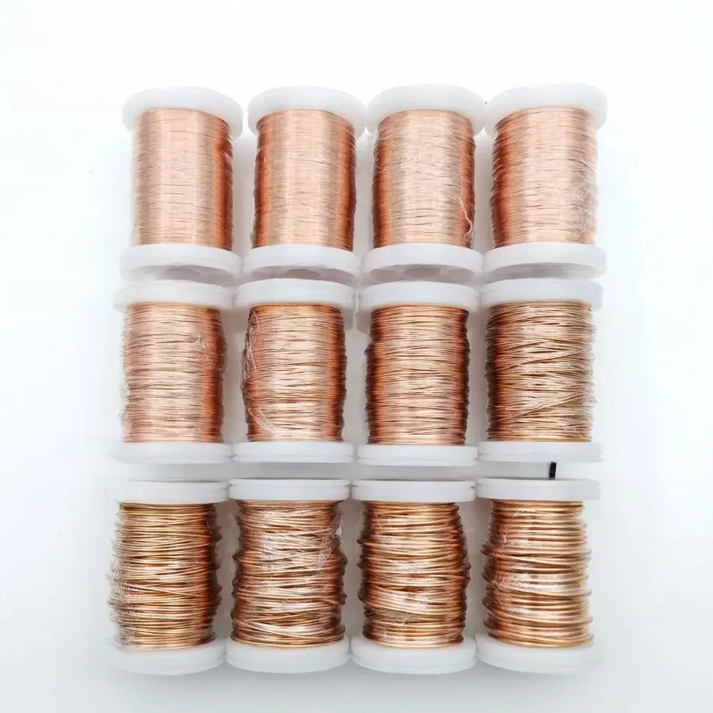 Emaillierten Kupfer Draht QA-1/155 Magnet Draht 0,05 0,07 0,1 0,2 0,31 0,4 0,5 0,8 1,0mm Für Motor