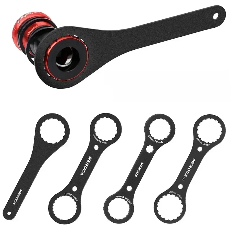 AliExpress NONE MEROCA Bicycle Bottom Bracket Wrench Bike BB Wrench Removal Installation Tool BB39 BB40.5 BB44 BB46 BB49 BB52 T47 16/24 Notch