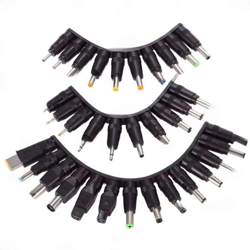 34 pièces/8 pièces embouts d'adaptateur d'alimentation ca universels 5.5mm x 2.1mm Kits de connecteurs cc pour Thinkpad Lenovo ensembles de prises d'alimentation pour ordinateur portable