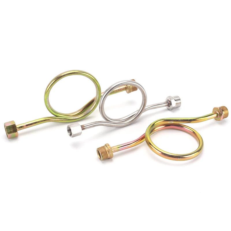 M14 * 1.5 M20 * 1.5 manometro tubo tampone tubo a gomito 1/2 "filettatura maschio tubo condensatore per caldaia ferro vapore manometro ad alta pressione