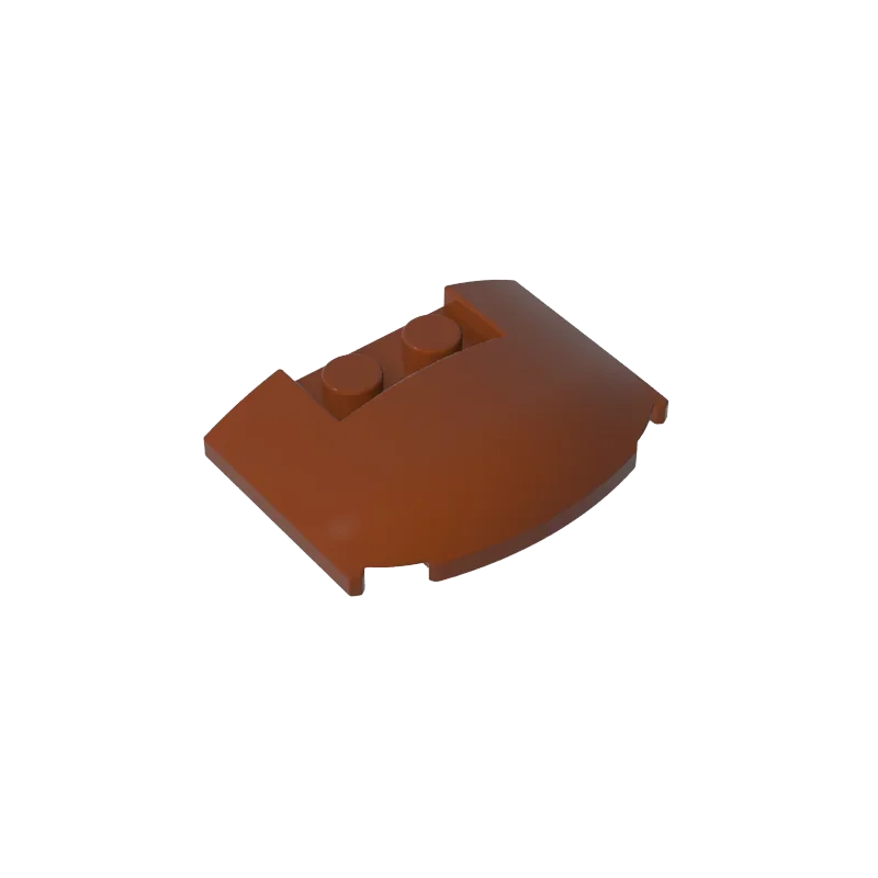 Gobricks – briques incurvées en pente 93604, 10 pièces, 3x4x23, pièces triple courbées avec 2 goujons coulis, bloc de construction MOC Compatible pour adulte