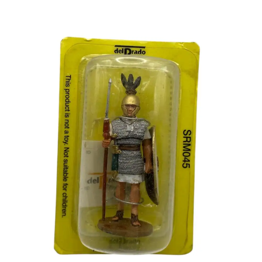 Del Prado, Srm045 Figurine de Triarius romain d'élite de la Légion, conçue pour les moments critiques, échelle 1:32, collection Enemies of Rome, peinte à la main avec de grands détails, sans base, emballage blister pouvant être froissé, base d'identification