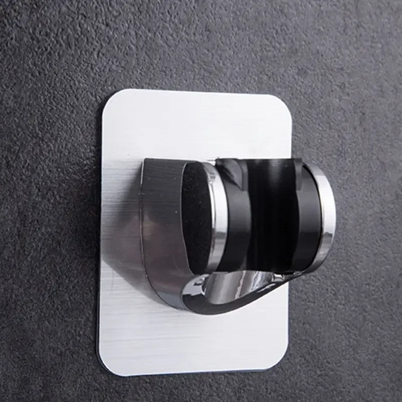 Universal Showerhead Holder Wall Mounted Punch Free Household Suporte ajustável do chuveiro